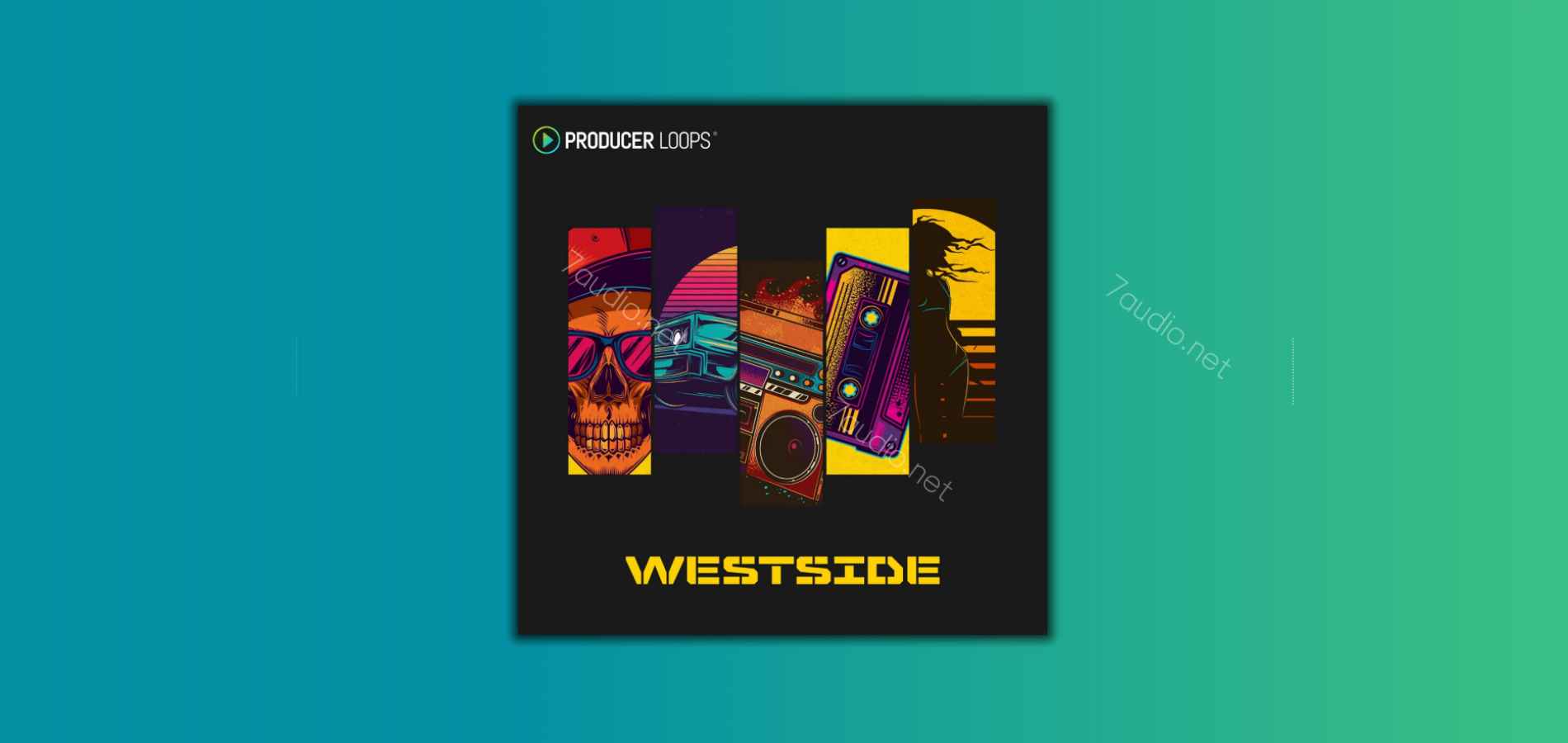 西海岸嘻哈采样包 Producer Loops Westside MIDI WAV-7audio