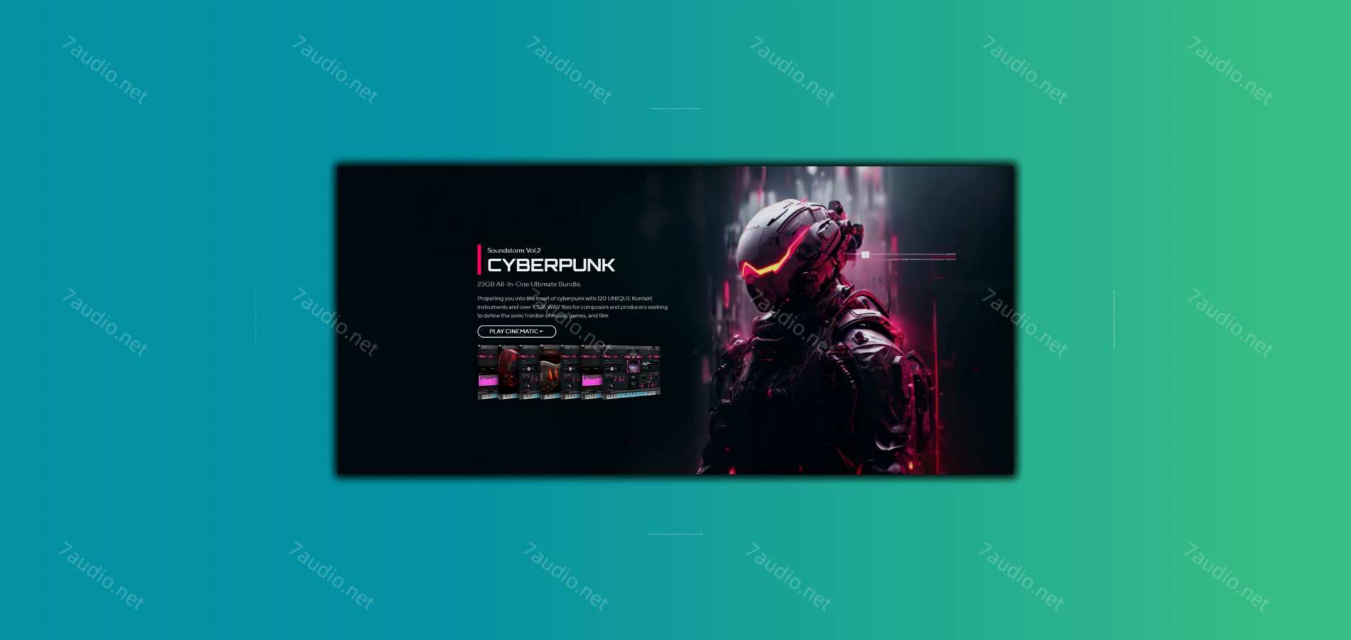 赛博朋克综合音色 Auddict Soundstorm Vol 2 Cyberpunk Kontakt-7audio