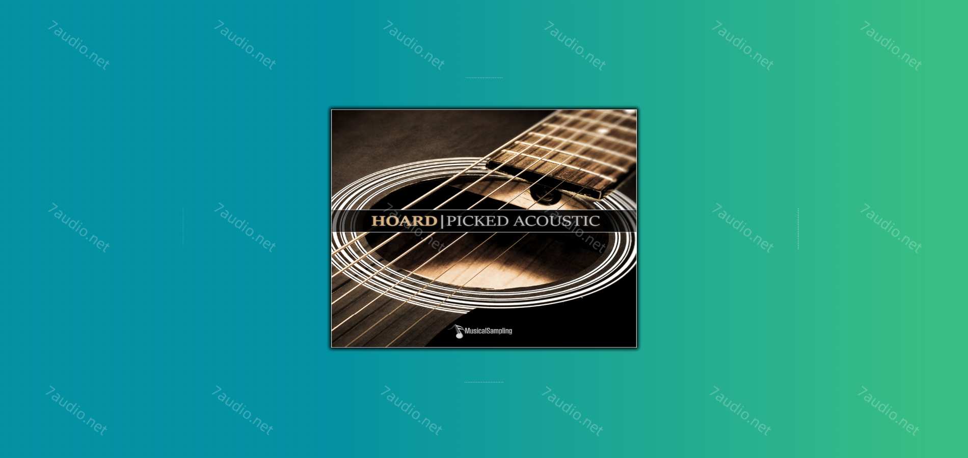 连音吉他音源 Musical Sampling Hoard Picked Acoustic v1.1.0 Kontakt-7audio