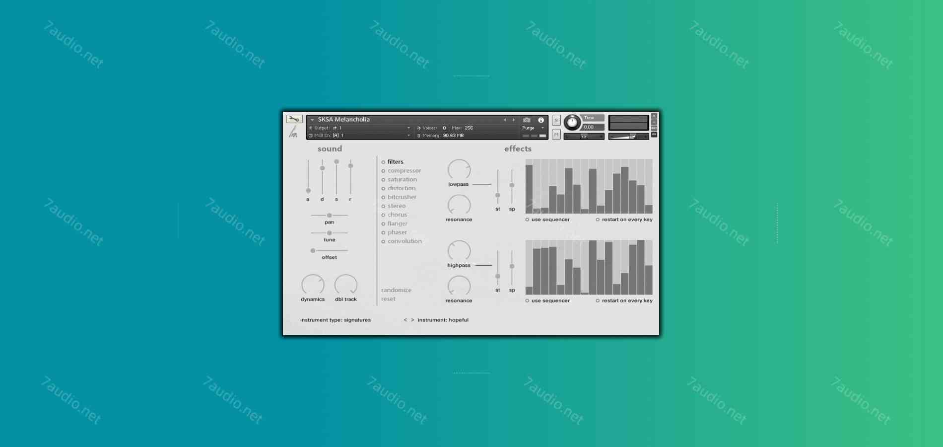 钢弦吉他音源 Sketch Sampling Sketch Guitar Rebuilt Kontakt-7audio