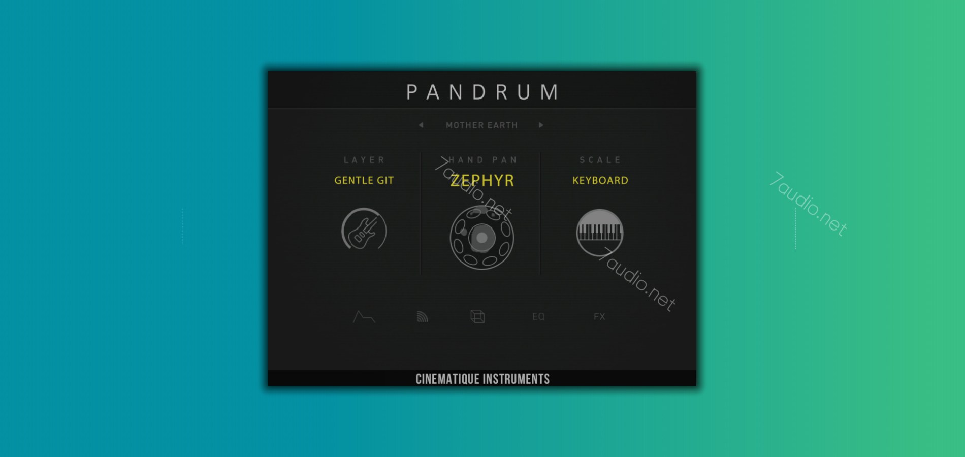 手碟/钢舌鼓音源 Cinematique Instruments Pandrum Kontakt-7audio