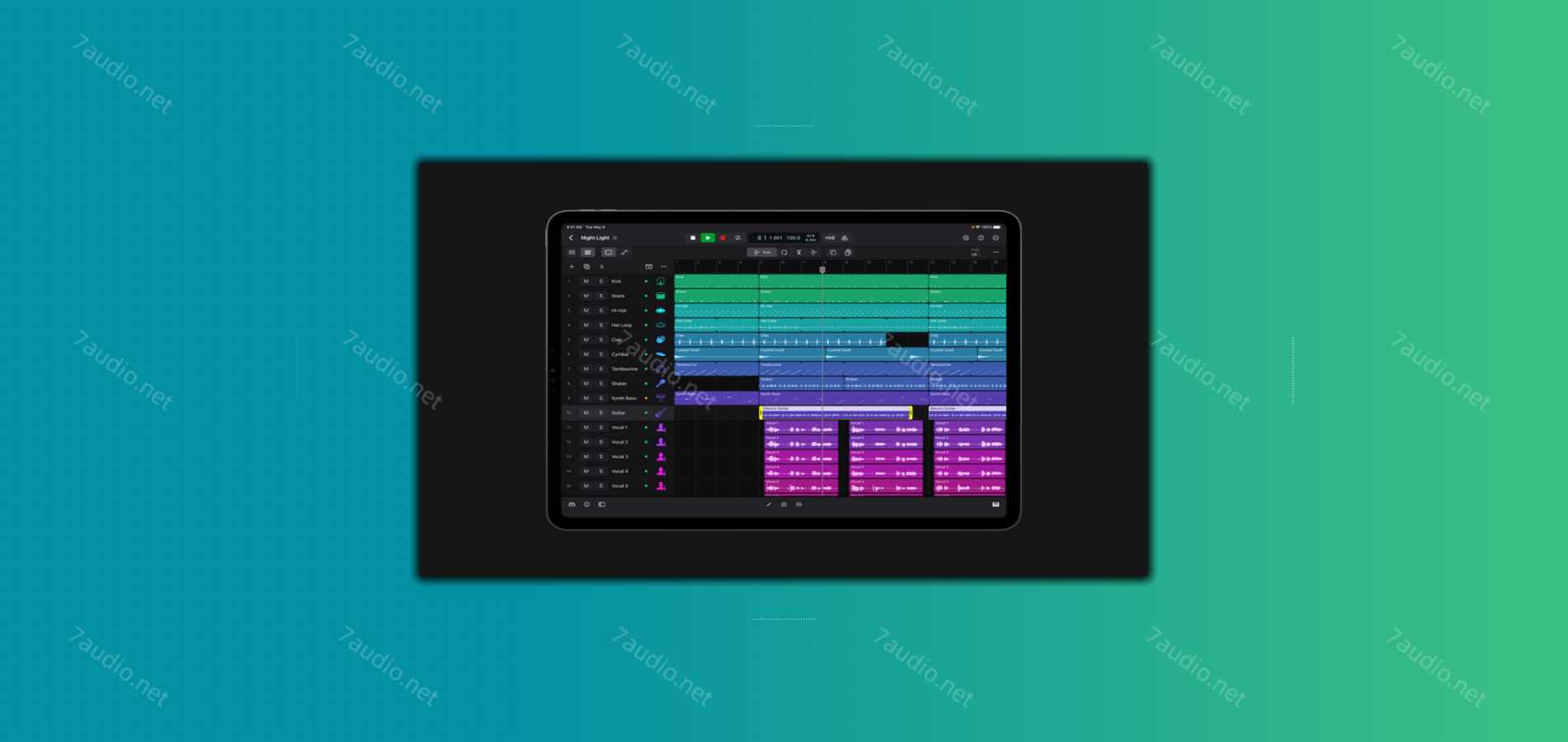 音乐制作软件IOS版 Logic Pro for iPad v2.0.1-7audio