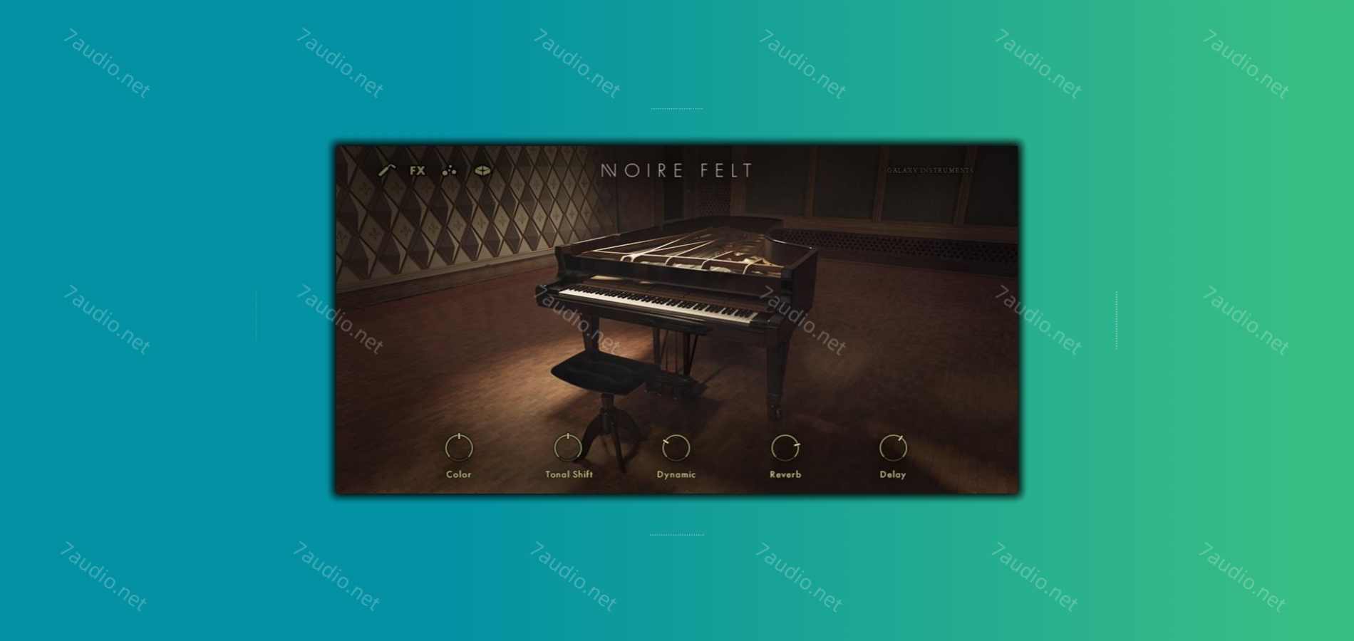 音乐厅三角钢琴钢琴 NI Noire 1.2.0 KONTAKT-7audio