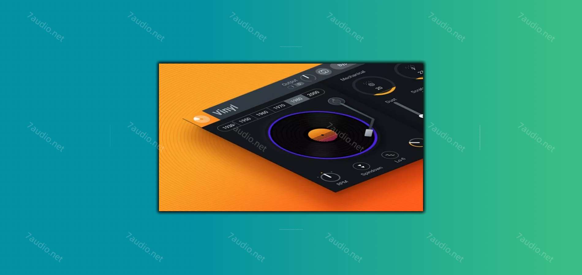 黑胶唱片模拟插件 iZotope Vinyl v1.12.1 WIN&MAC-7audio