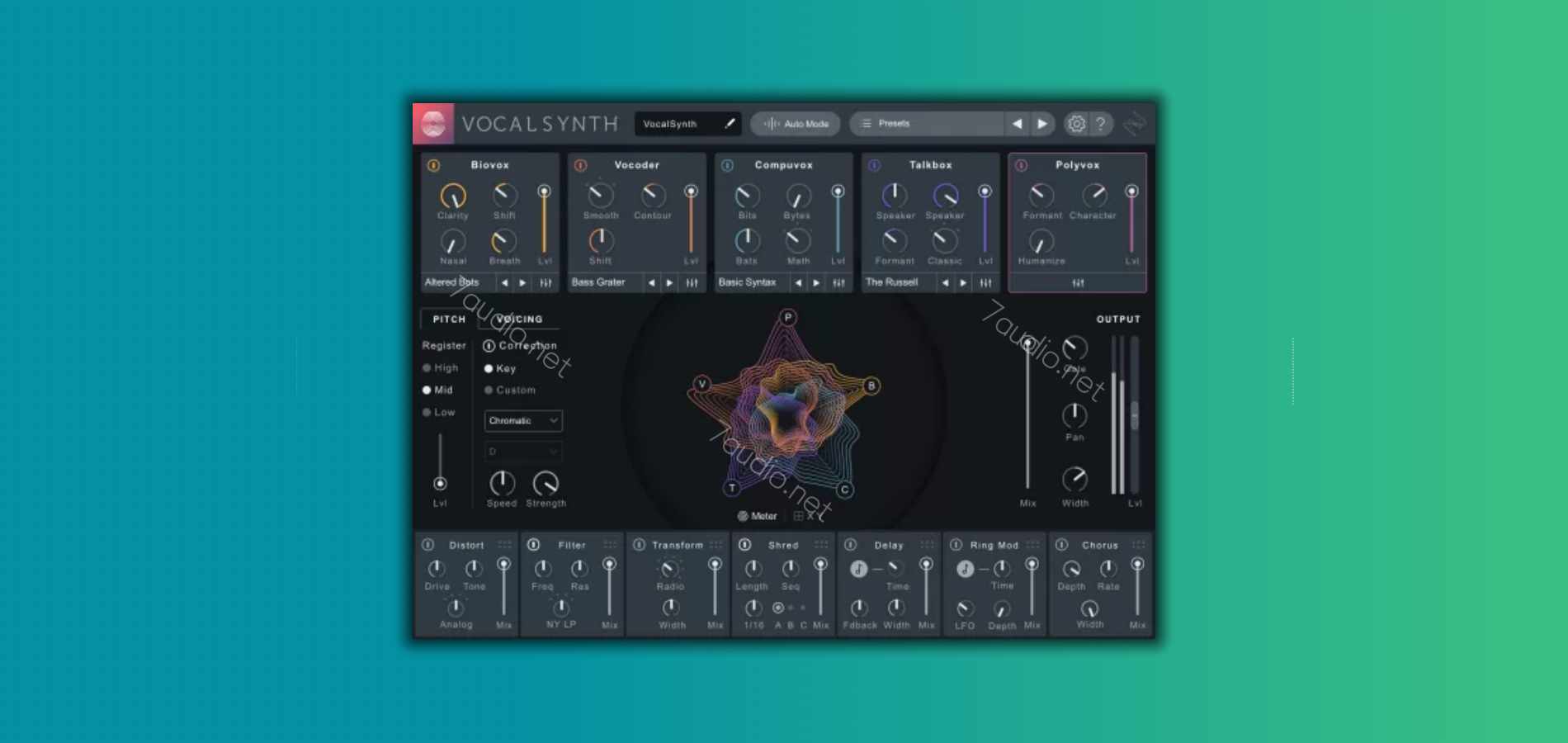 人声合成声码器 iZotope VocalSynth 2 v2.6.0 WIN&MAC-7audio