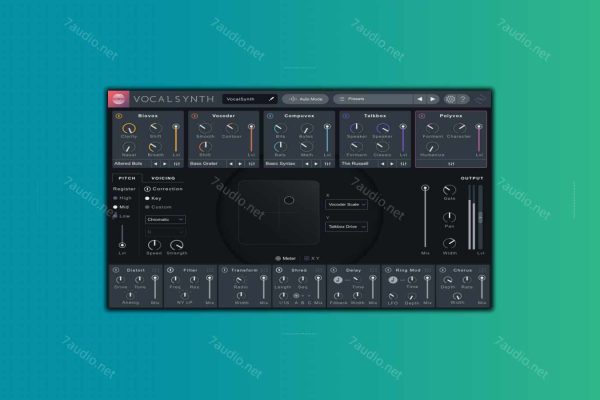人声合成声码器 iZotope VocalSynth 2 v2.7.0 VR WIN-7audio