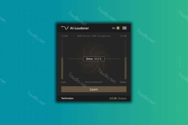 人工智能音频增强插件 Techivation AI Loudener v1.0.2 WIN-7audio