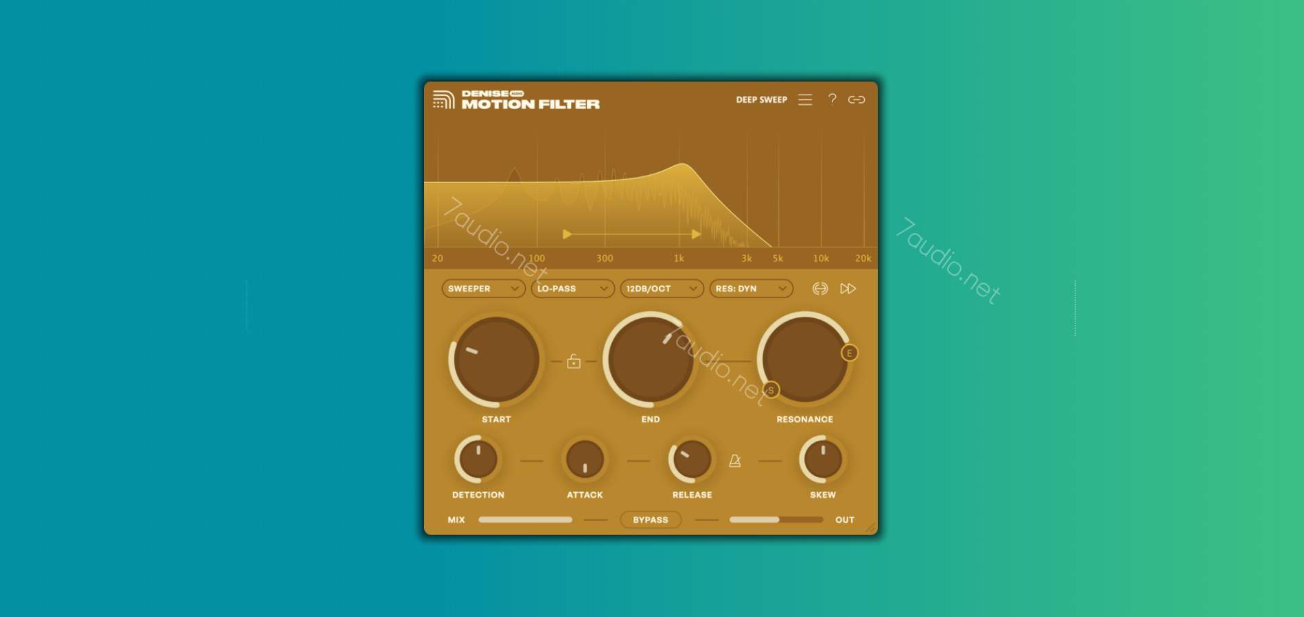 动感滤波插件 Denise Audio Motion Filter v1.1.0 WIN&MAC-7audio