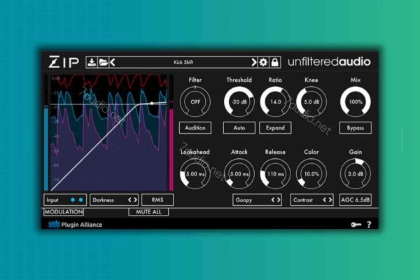 压缩效果器 Unfiltered Audio Zip v1.4.2 TC WIN-7audio