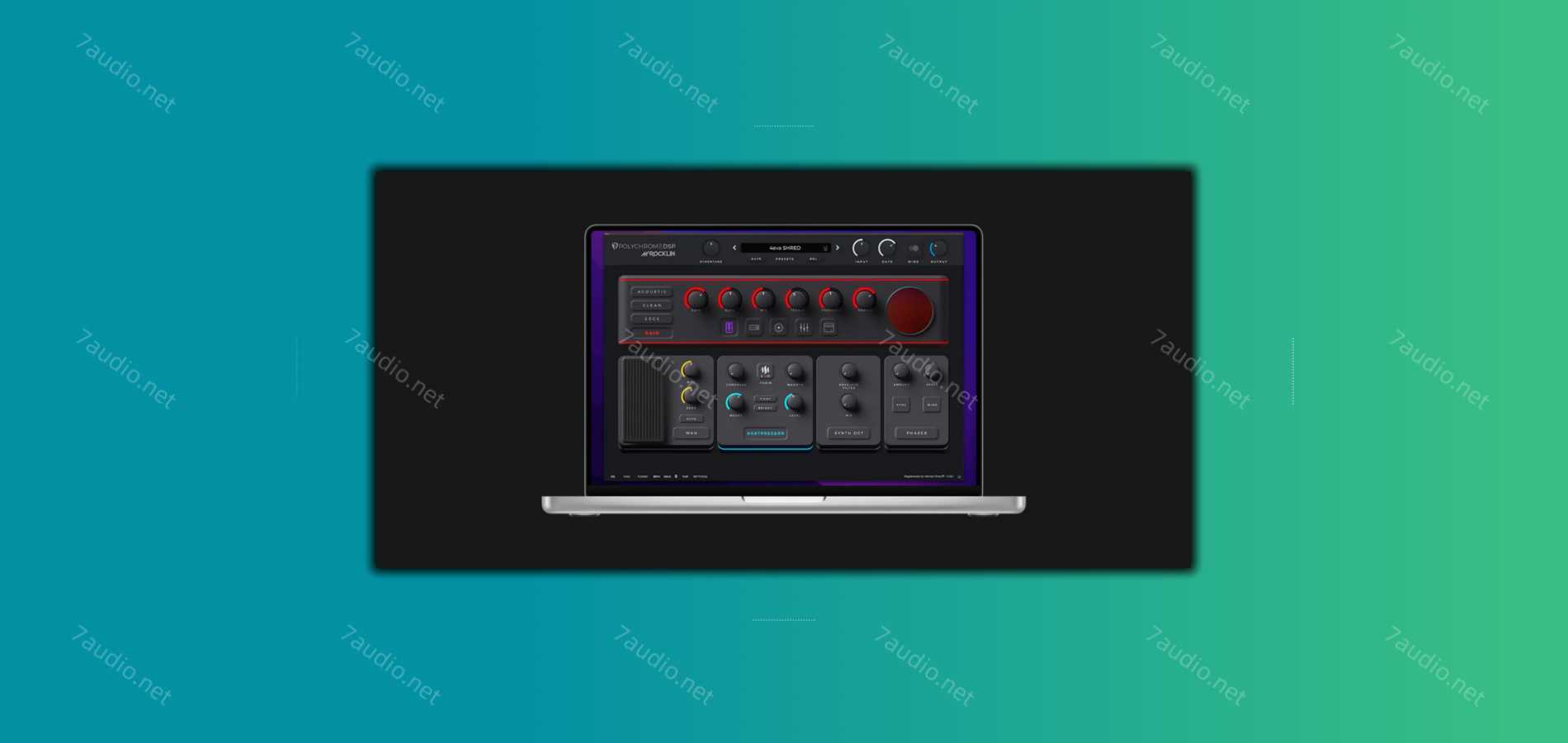 吉他效果器插件 PolyChrome DSP McRocklin Suite v1.6.1 TCD WIN-7audio