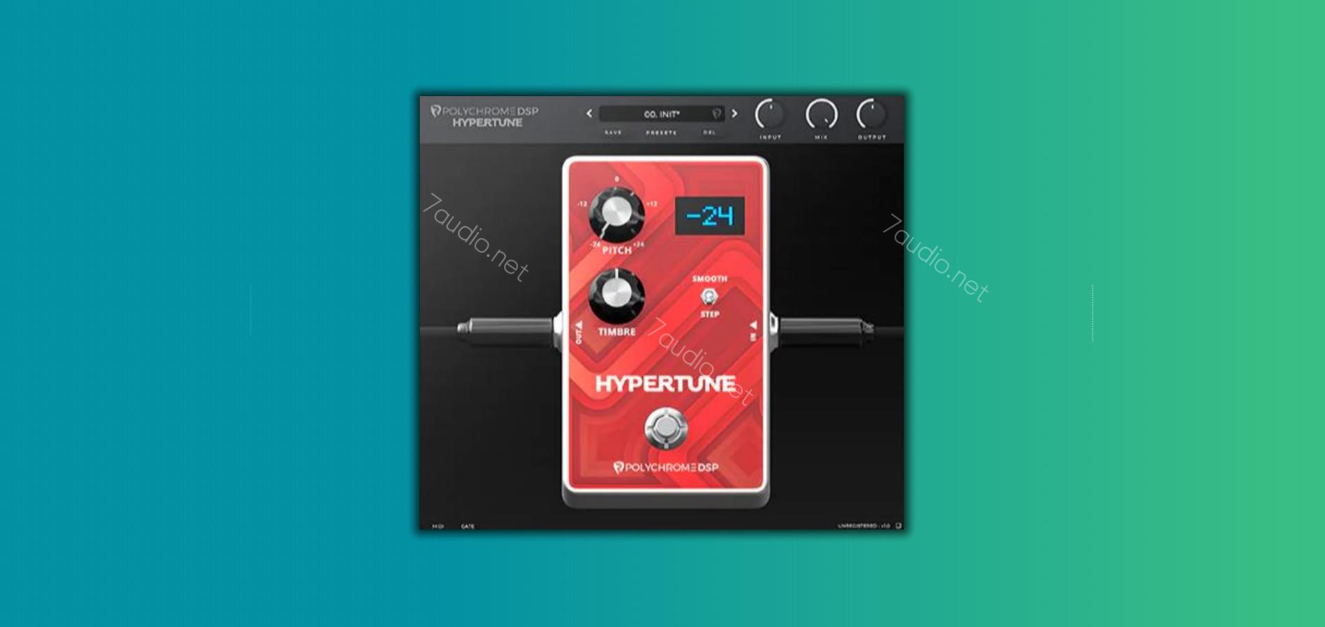 吉他移调效果器 PolyChrome DSP HyperTune v1.0.1 TCD WIN-7audio