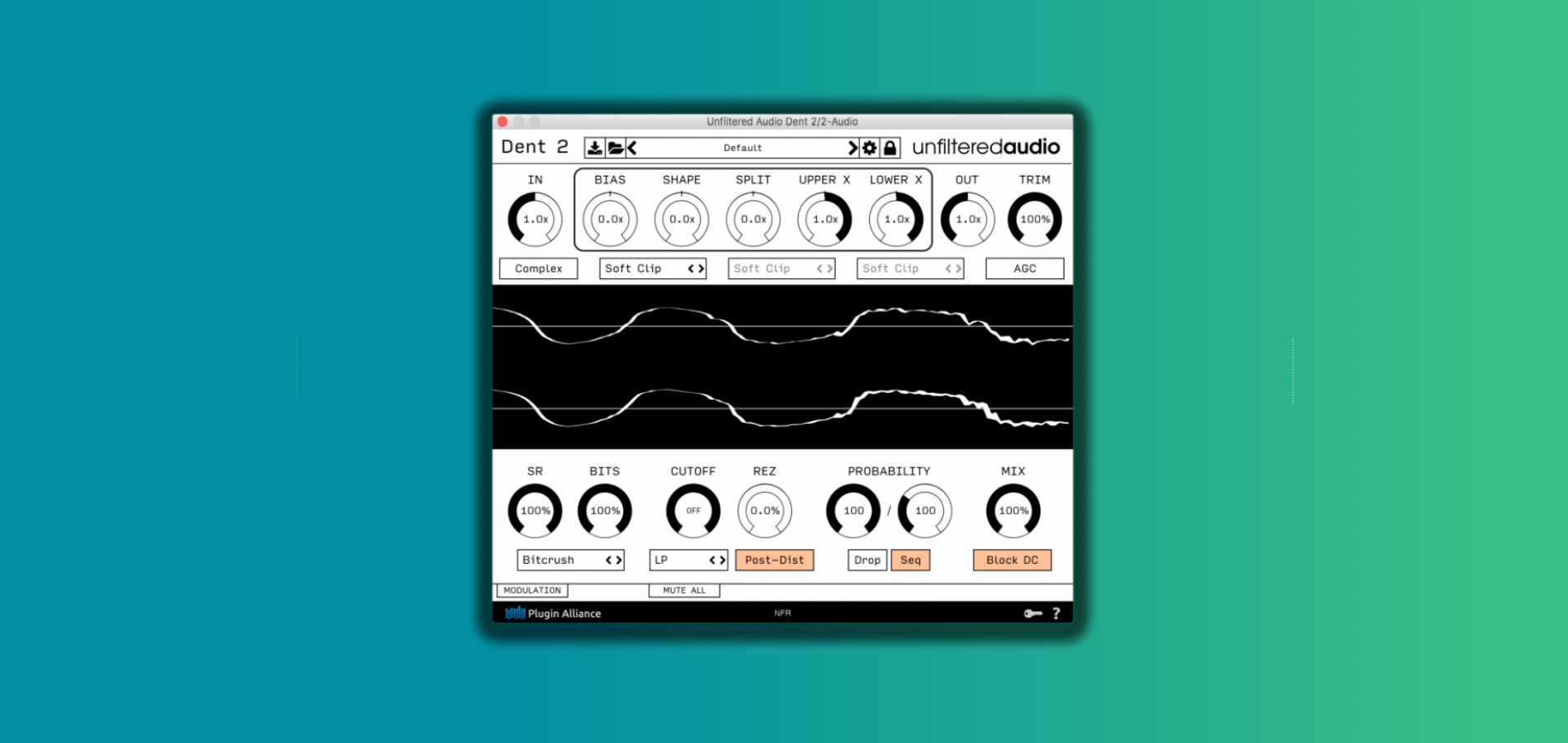 失真效果器 Unfiltered Audio Dent 2 v2.4.1 TC WIN-7audio