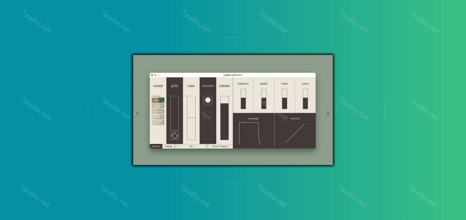 毛毡钢琴音色 Imagiro Piano Sound Banks v2.2.1 WIN&MAC-7audio