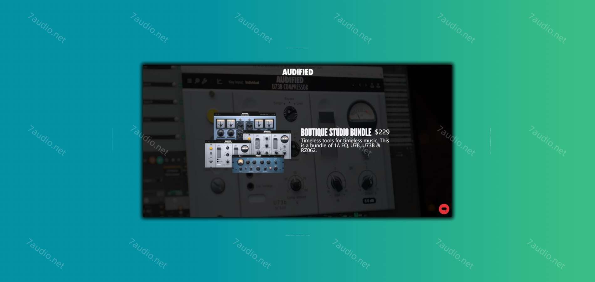 精品混音插件套装 Audified Plugins Bundle v2024.8 TC WIN-7audio