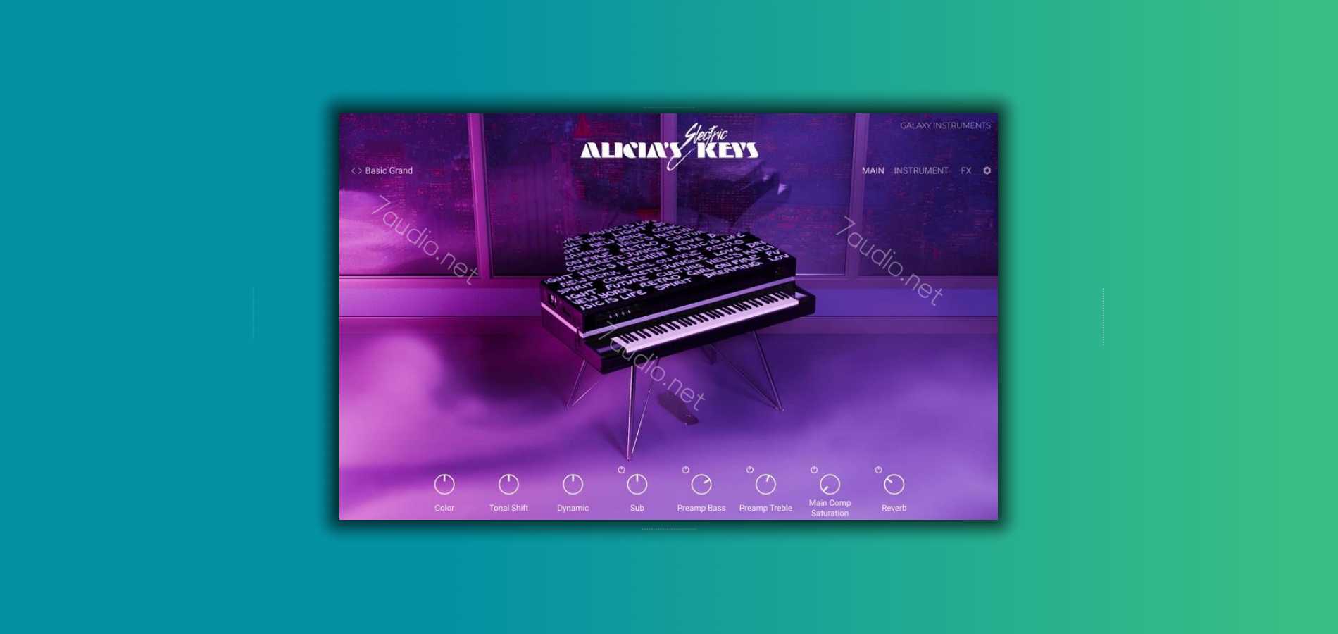 爱丽丝电钢琴音源 Alicias Electric Keys Kontakt-7audio