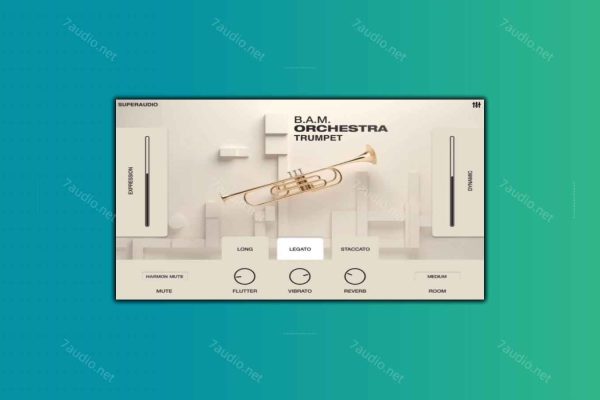 物理建模小号音源 SuperAudio B.A.M Orchestra Trumpet Kontakt-7audio