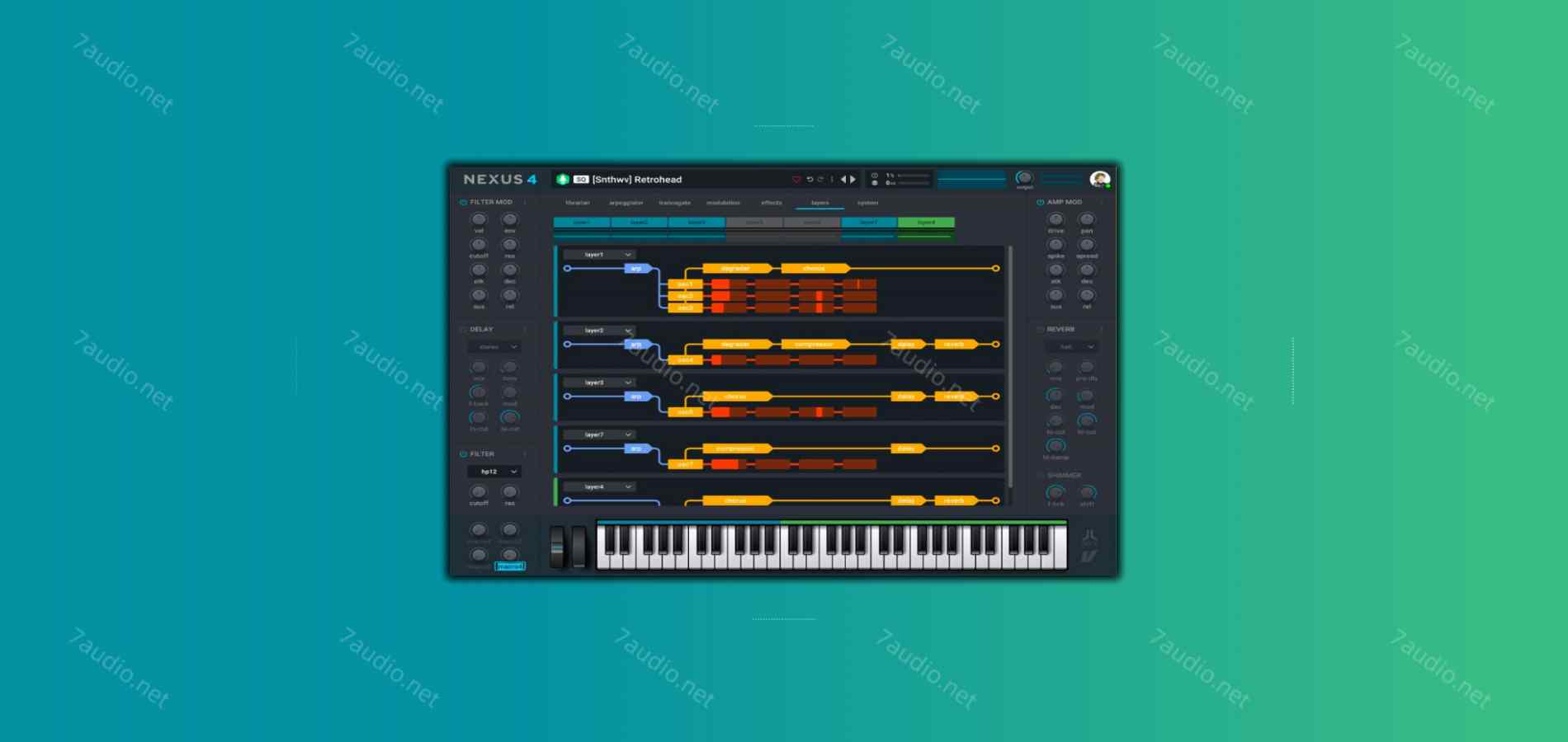 电子合成器音源完整版 reFX Nexus 4 WIN&MAC-7audio