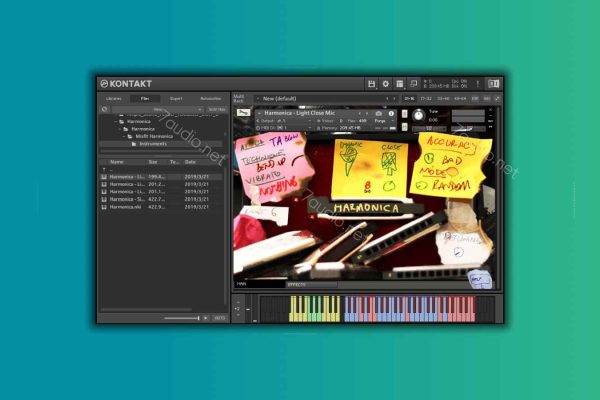 蓝调口琴音源 8DIO Misfit Harmonica Kontakt-7audio