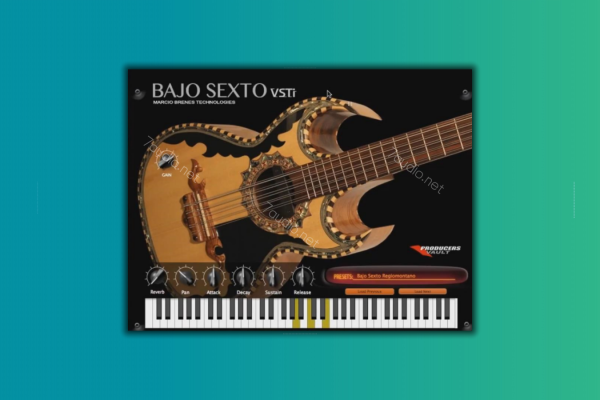 墨西哥吉他音源插件 Producers Vault Bajo Sexto v2.8.4 WIN-7audio