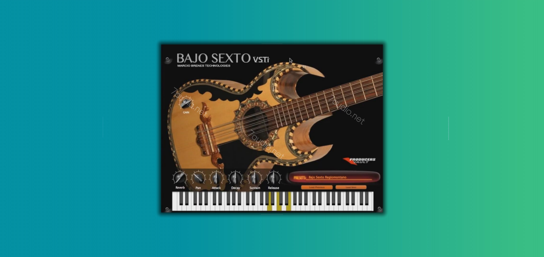 墨西哥吉他音源插件 Producers Vault Bajo Sexto v2.8.4 WIN-7audio