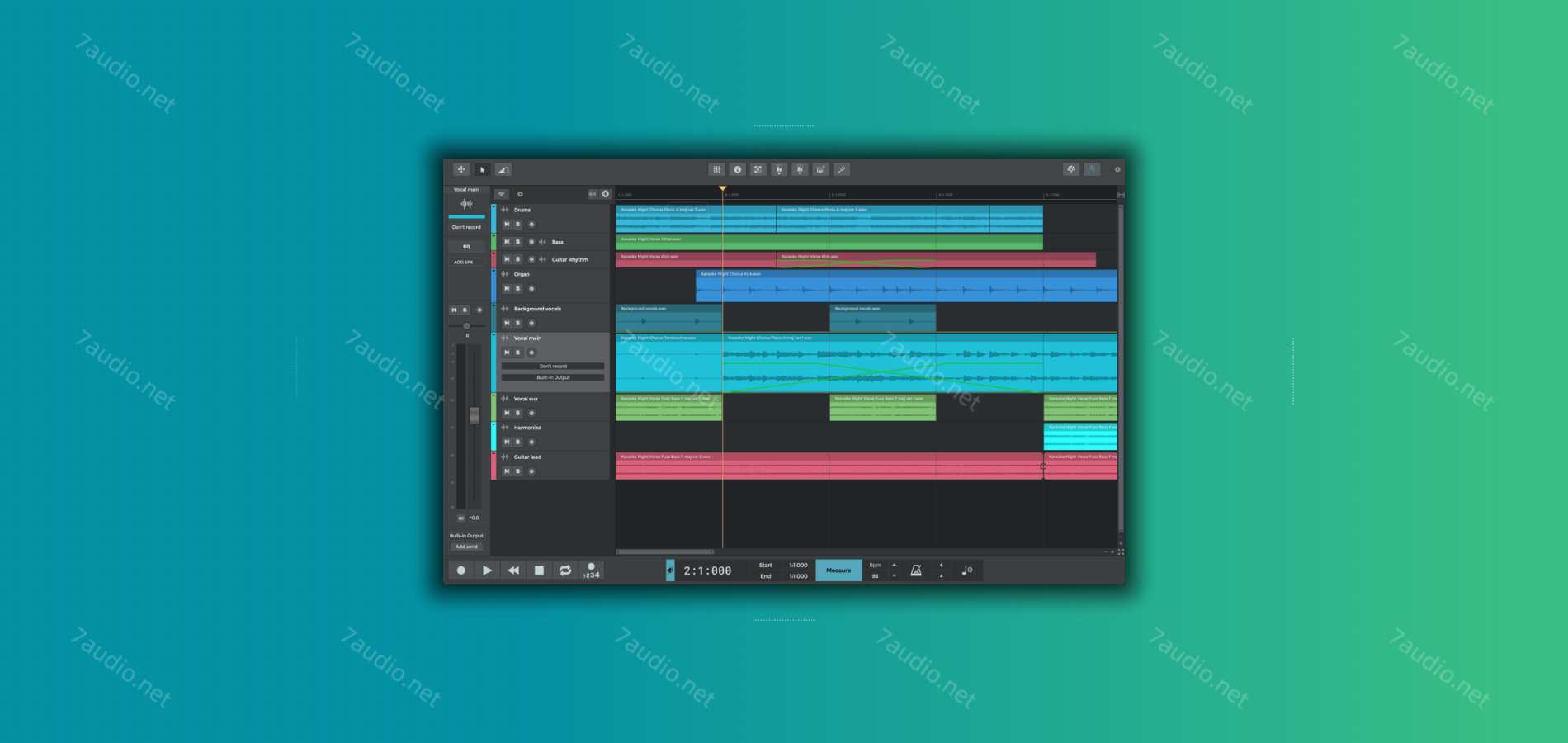 音乐制作软件 n-Track Studio Suite 10.2.0 WIN&MAC-7audio