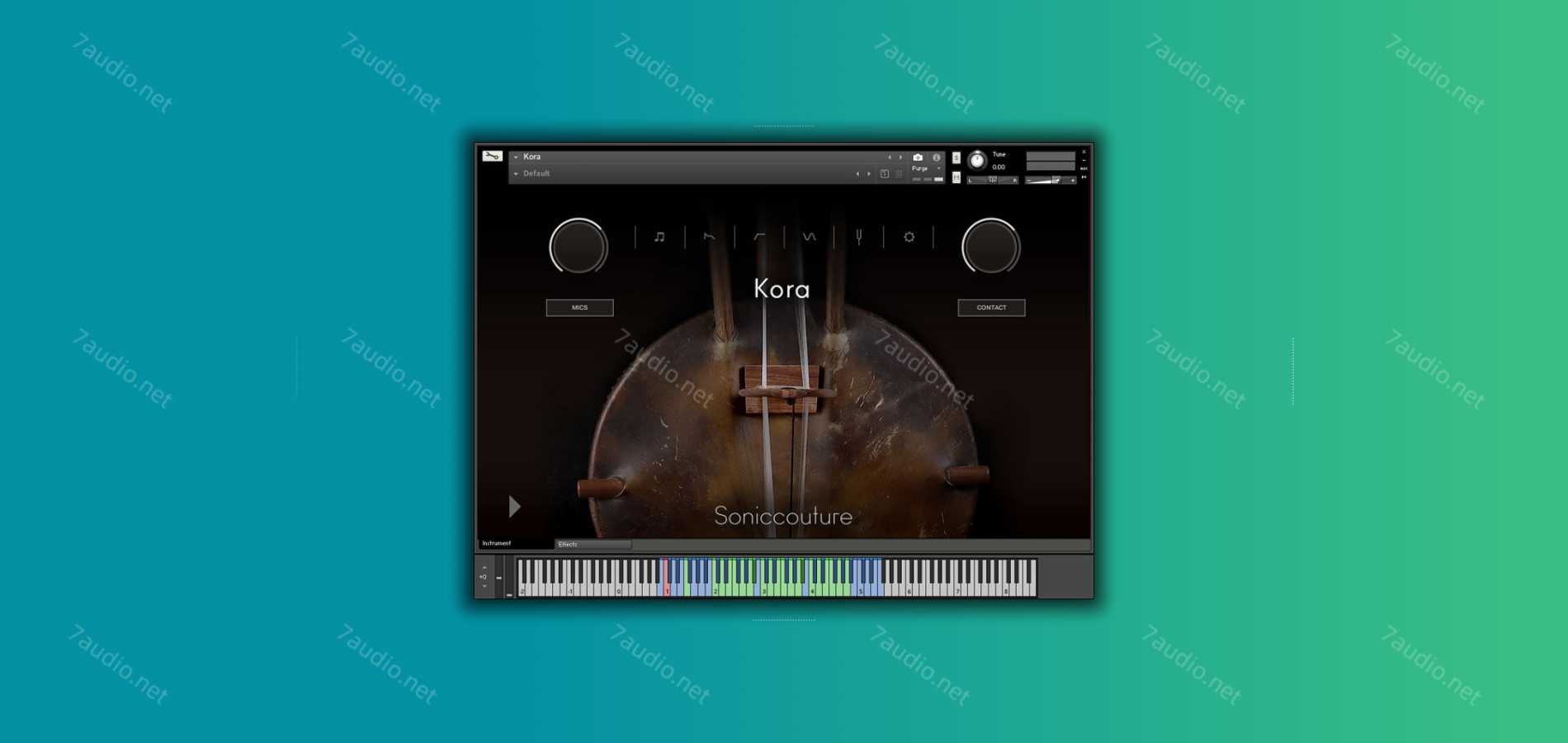 21弦非洲竖琴音源 Soniccouture Kora v1.0.1 Kontakt-7audio