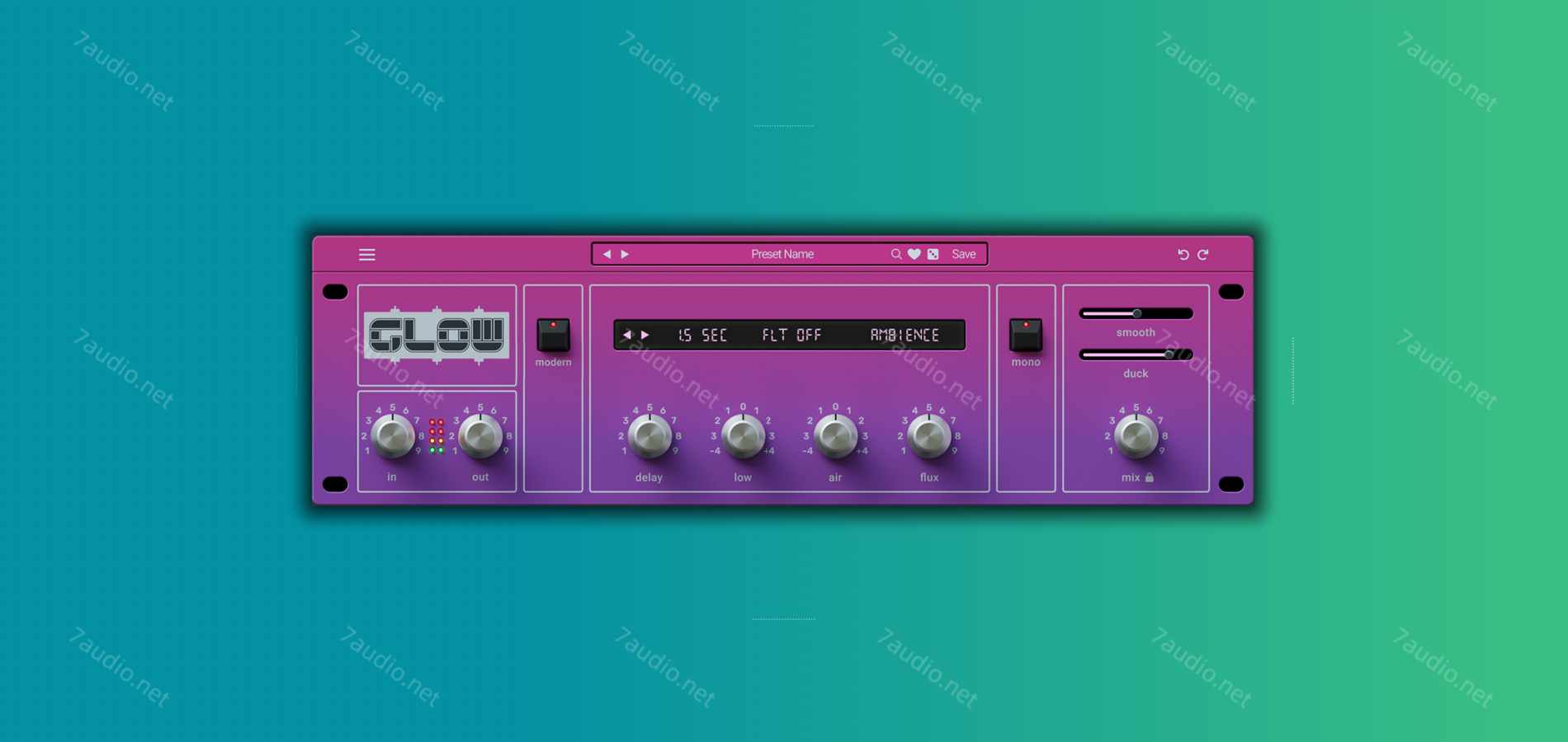 80S复古混响模拟插件 Wave Alchemy Glow v1.2.0 R2R WIN-7audio