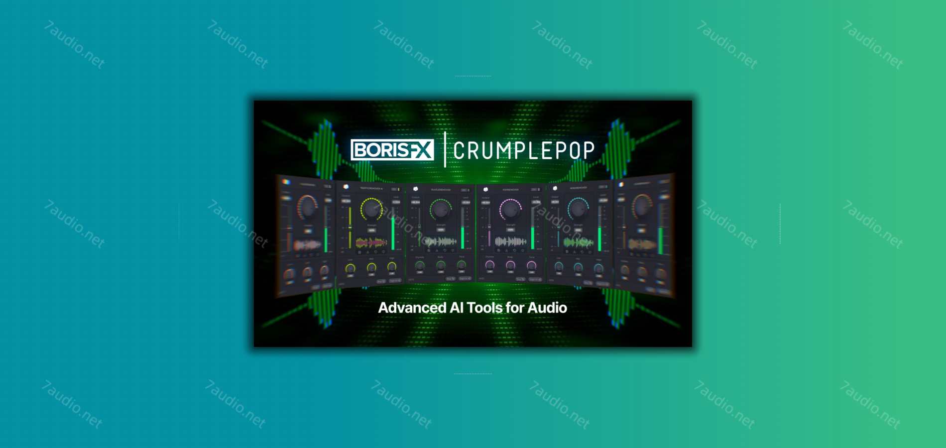 AI智能混音插件套装 Boris FX CrumplePop Pro v2024.7 WIN&MAC-7audio