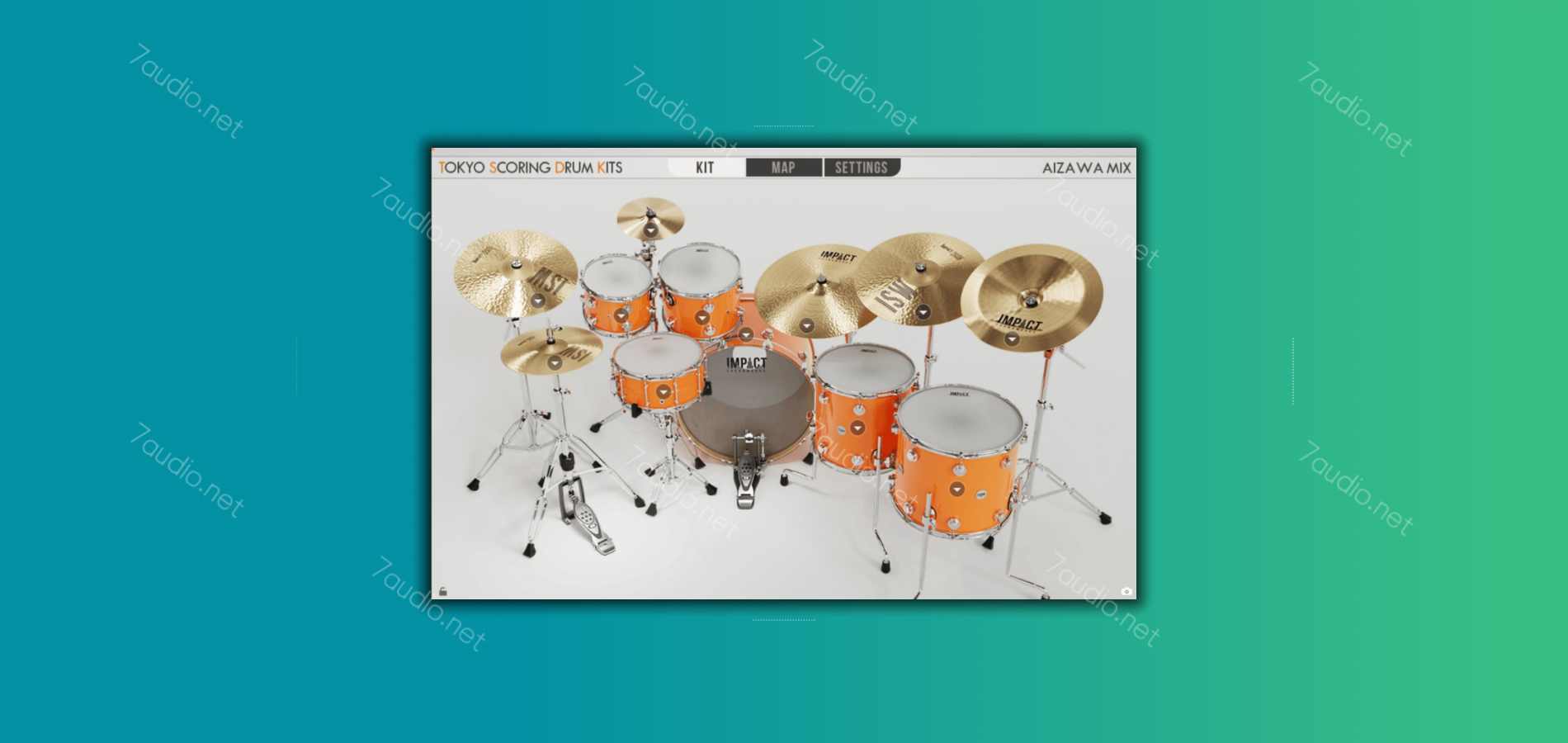 东京流行架子鼓音源 Tokyo Scoring Drum Kits v1.2.1 Kontakt-7audio