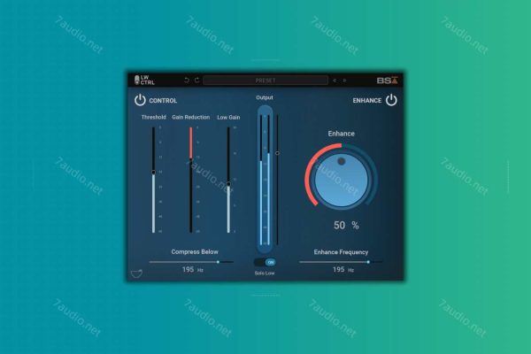 低频控制增强插件 Black Salt Audio Low Control v1.2.1 WIN&MAC-7audio