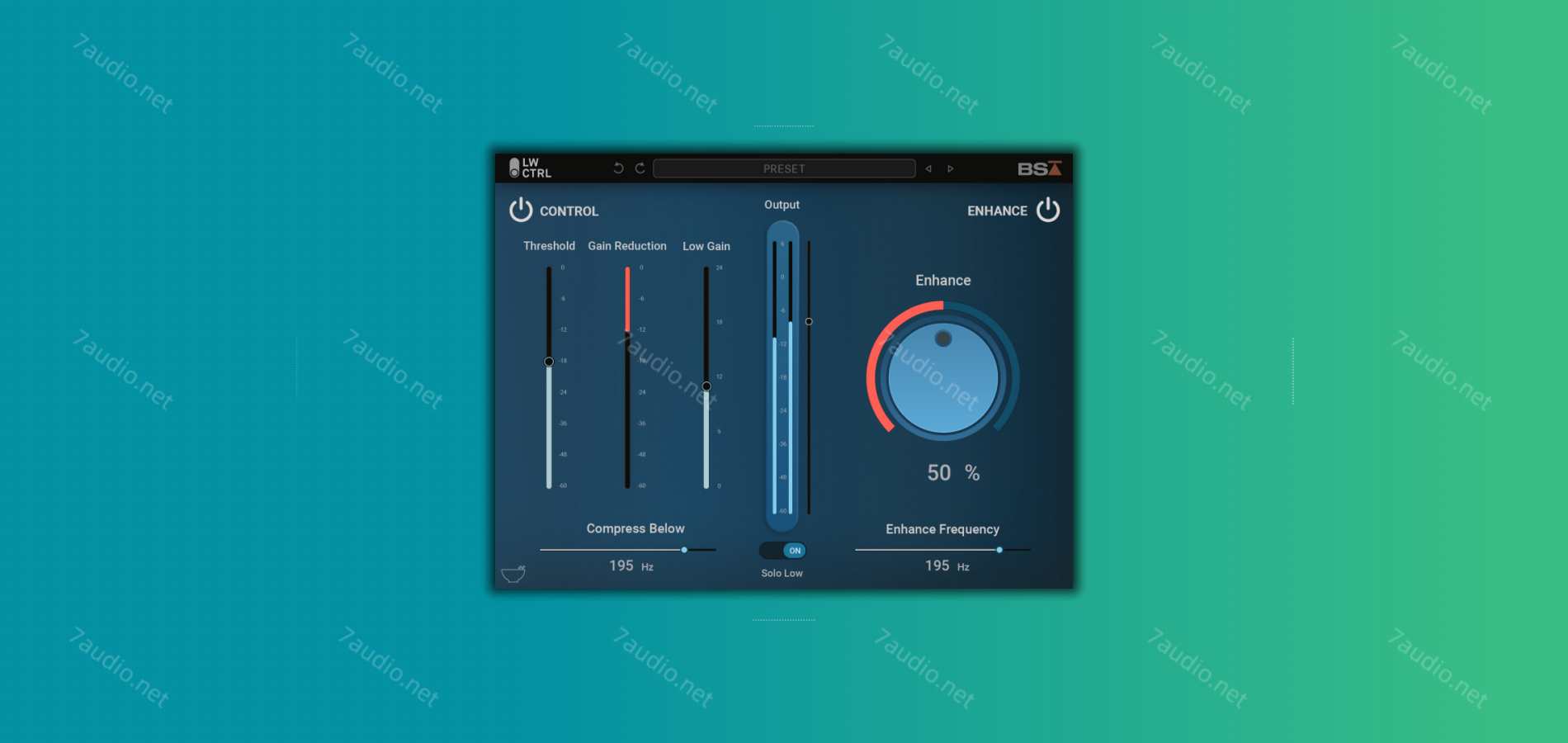 低频控制增强插件 Black Salt Audio Low Control v1.2.1 WIN&MAC-7audio