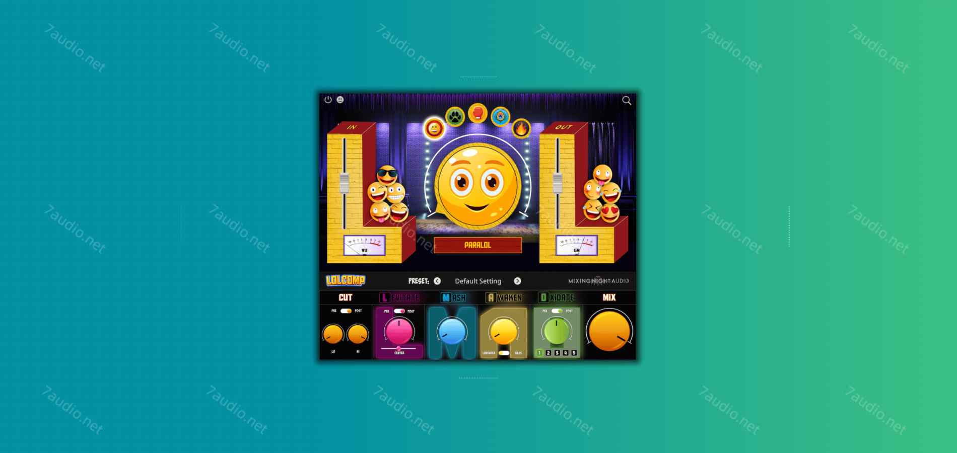 压缩塑形器 Mixing Night Audio LOLCOMP v1.0.0 MOCHA WIN-7audio