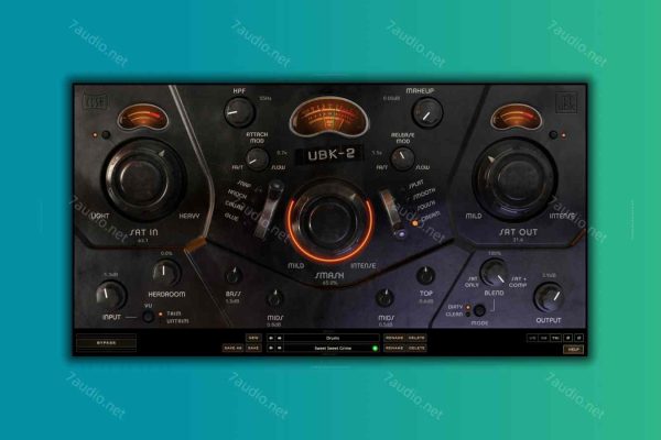 压缩染色效果器 Kush Audio UBK-2 v1.0.1 R2R WIN-7audio