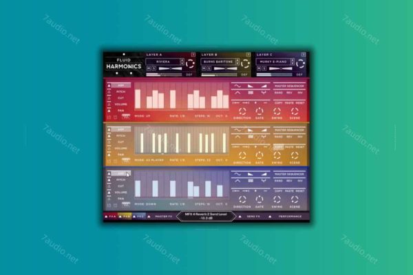 吉他泛音氛围音源 In Session Audio Fluid Harmonics Kontakt-7audio