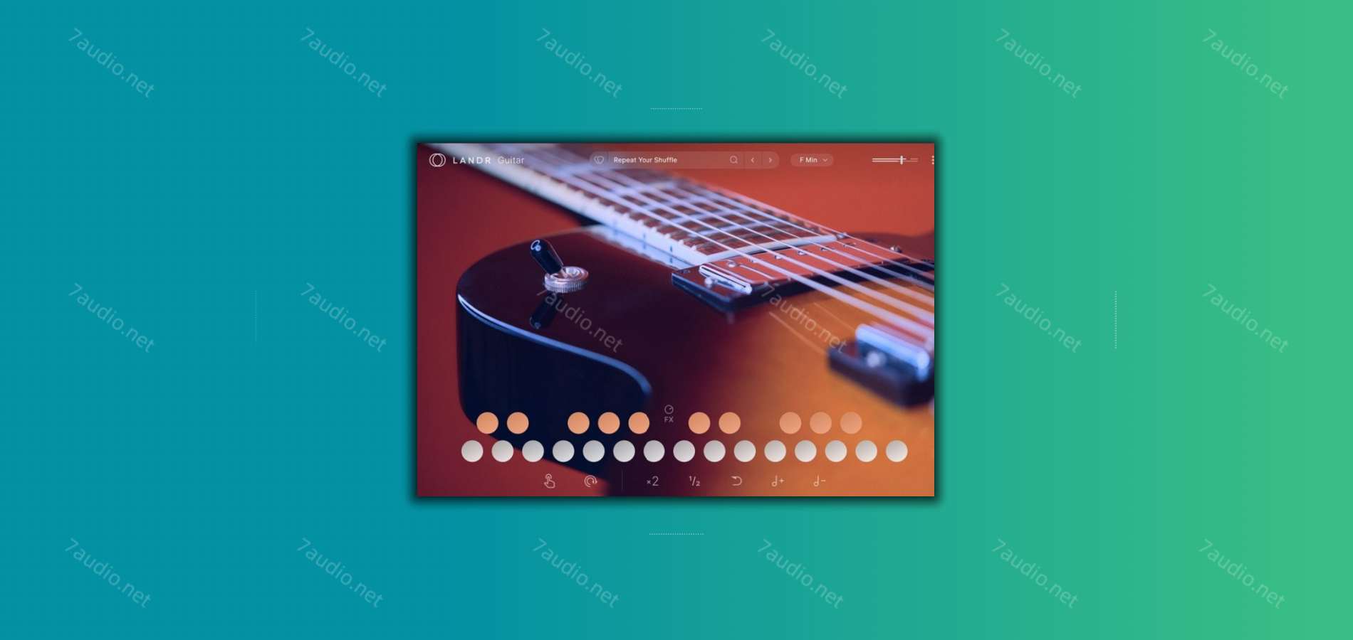 吉他音源插件 LANDR LANDR Guitar v1.1.5 R2R WIN-7audio