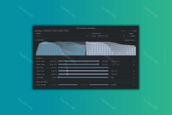 响度压缩器插件 APU Software APU Loudness Compressor v2.9.2 R2R WIN&MAC-7audio