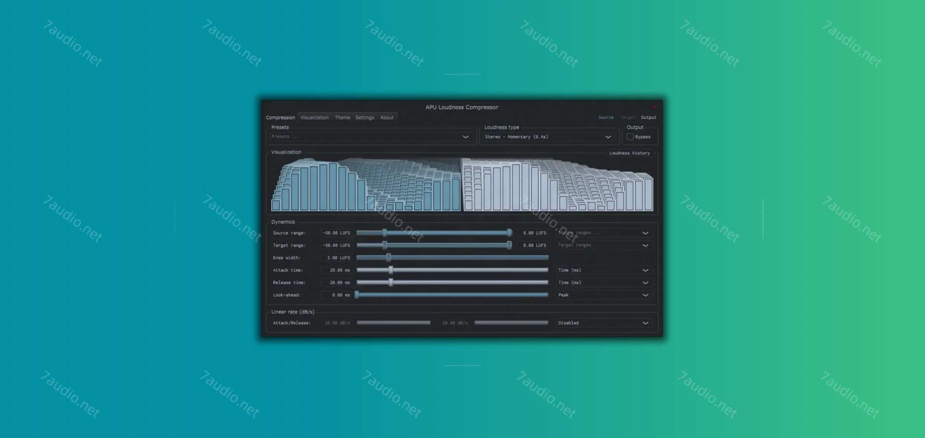 响度压缩器插件 APU Software APU Loudness Compressor v2.9.2 R2R WIN&MAC-7audio