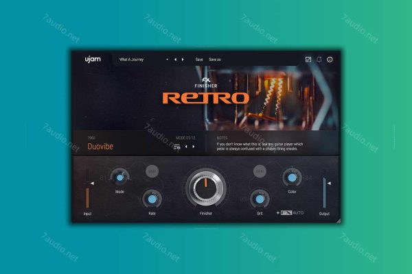 复古多重效果链插件 uJAM Finisher RETRO v1.4.0 WIN&MAC-7audio