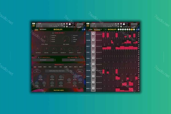 复古鼓音源 Teletone Audio Soulfi Kontakt-7audio