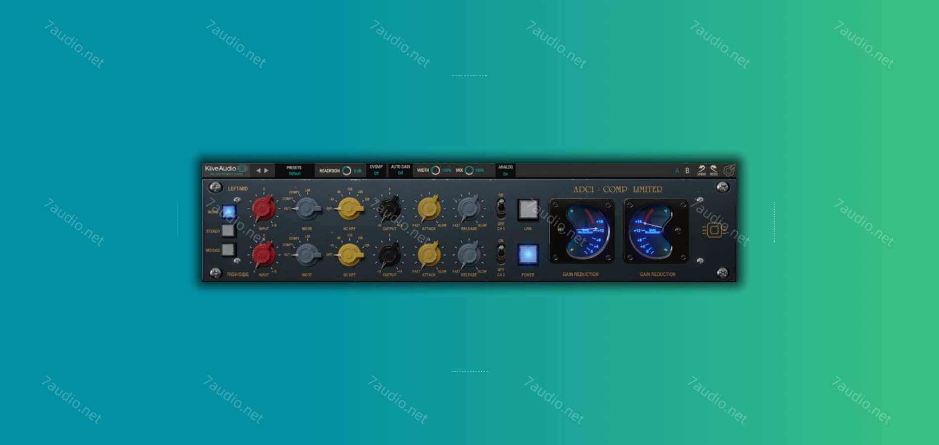 多模式压缩器 Kiive Audio ADC1 Compressor Limiter v1.1.3 BUBBiX WIN&MAC-7audio