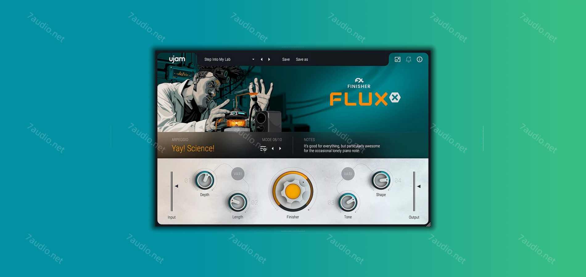 多重特效效果链插件 uJAM Finisher FLUXX v1.4.0 WIN&MAC-7audio