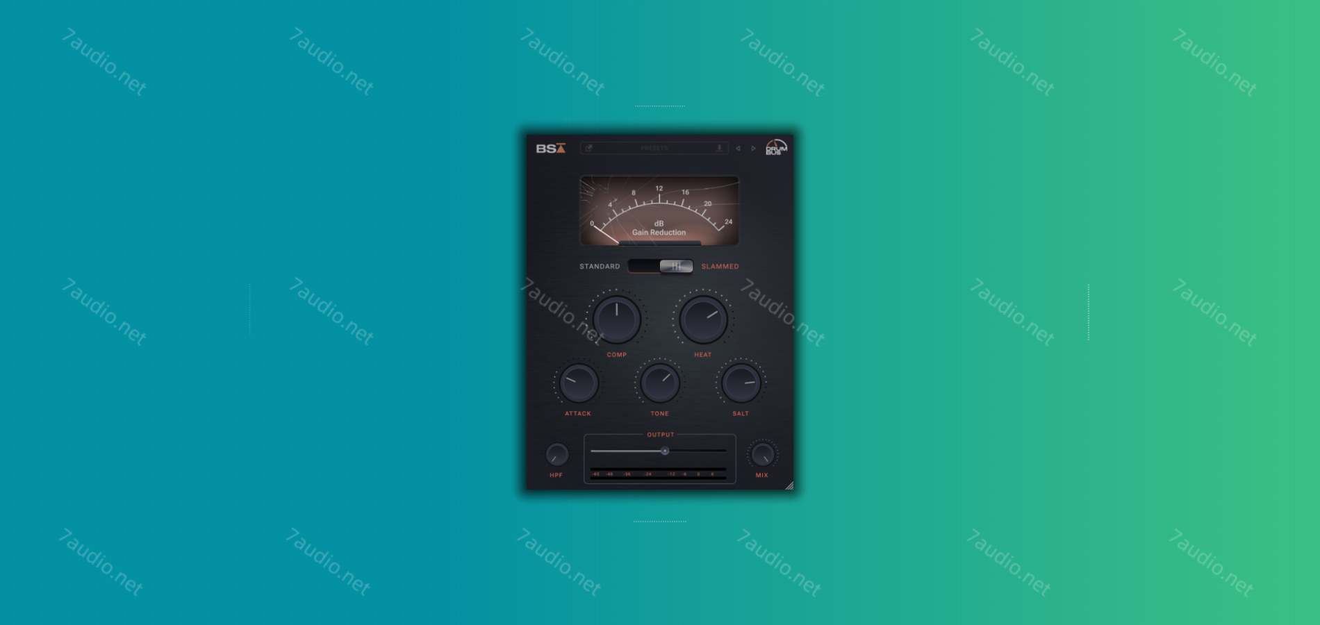 大型鼓声混音插件 Black Salt Audio BSA Drum Bus v1.0.0 WIN-7audio