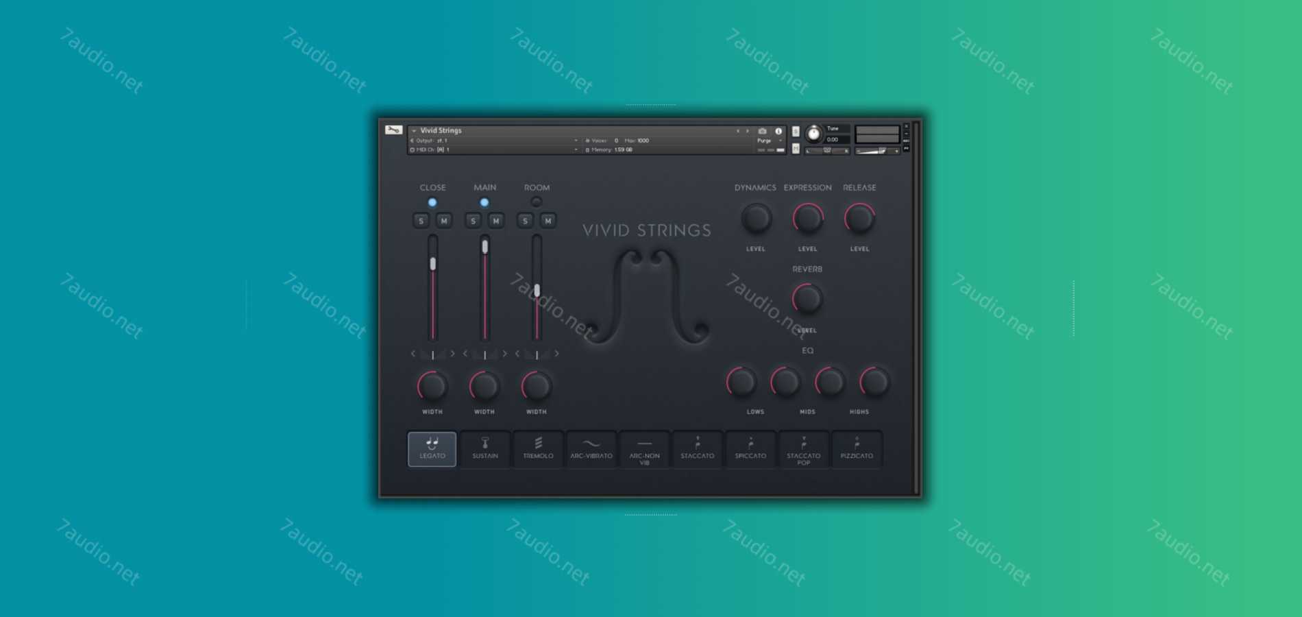 室内弦乐音源 Pulse Audio Vivid Strings Celli v1.3 Kontakt-7audio