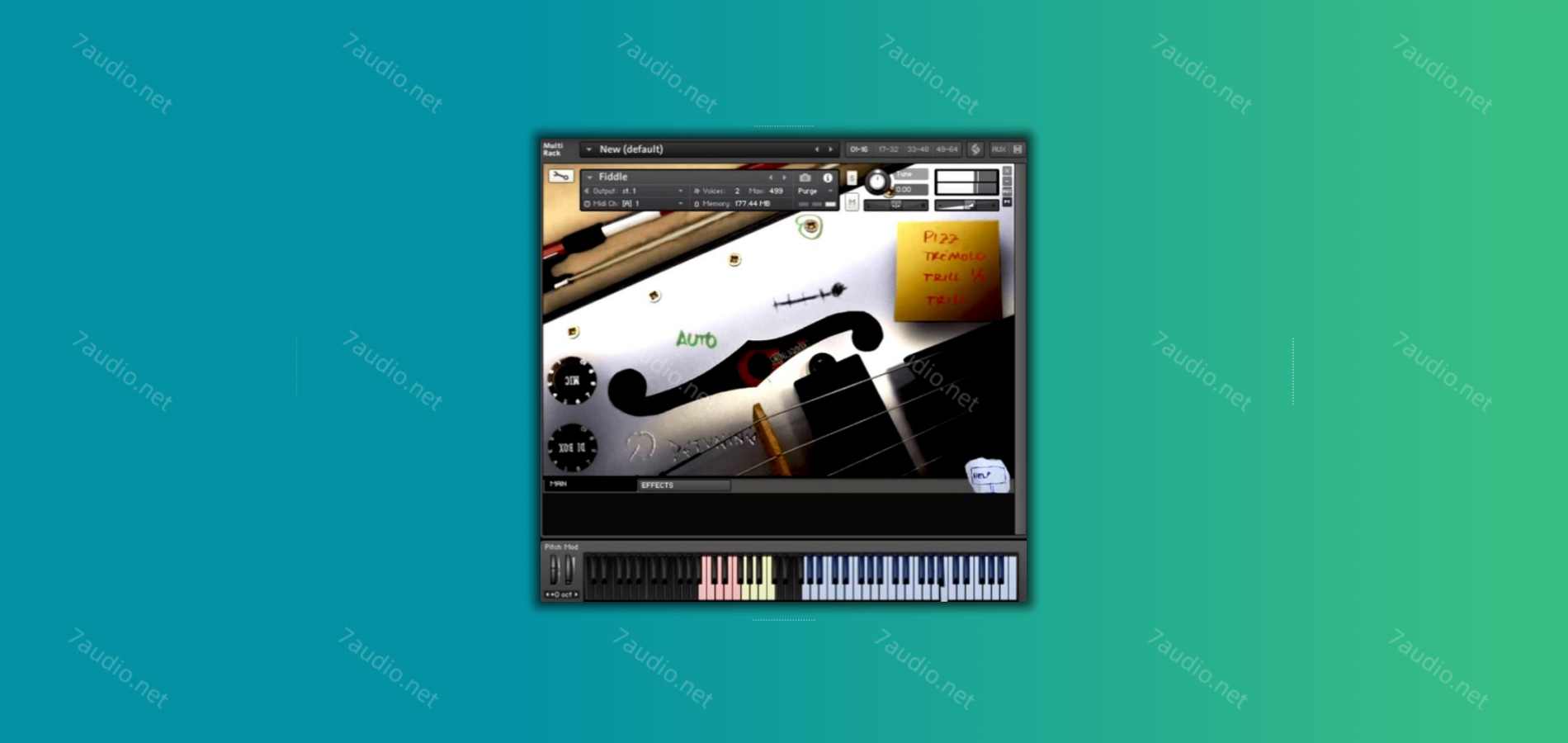 小提琴音源 8Dio Misfit Fiddle Kontakt-7audio