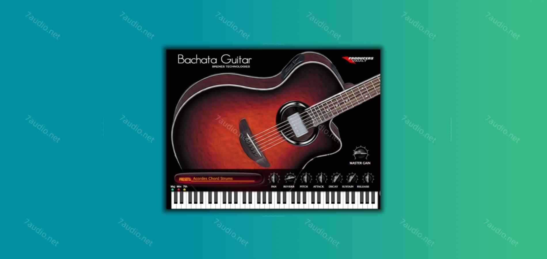 拉美吉他音源 Producers Vault Bachata Guitar 2.5.6 macOS-7audio