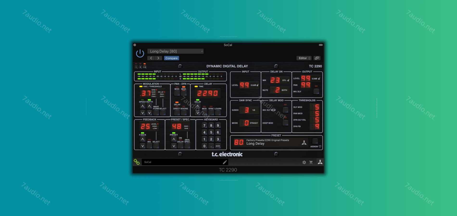 插件效果器套装 TC Electronic Plugins WIN-7audio