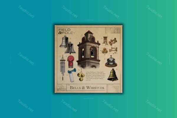 教堂钟声铃声采样包 Field and Foley Bells and Whistles WAV-7audio