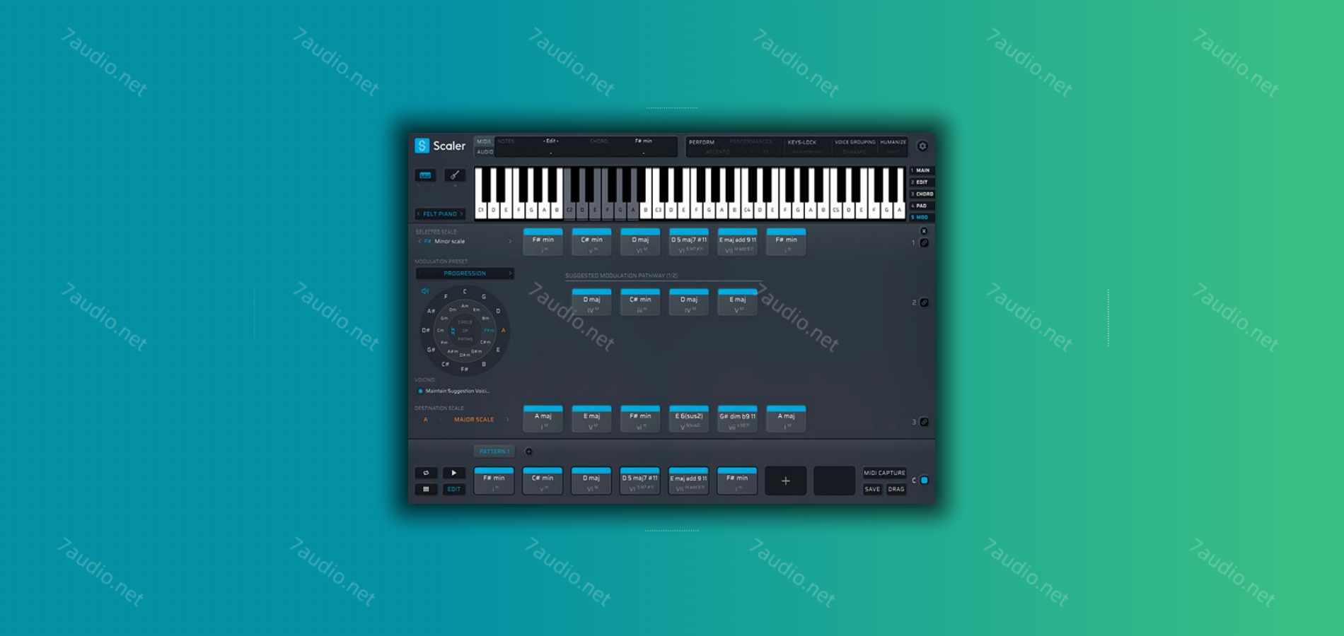 智能和弦插件 Plugin Boutique Scaler 2 v2.9.1 WIN&MAC-7audio