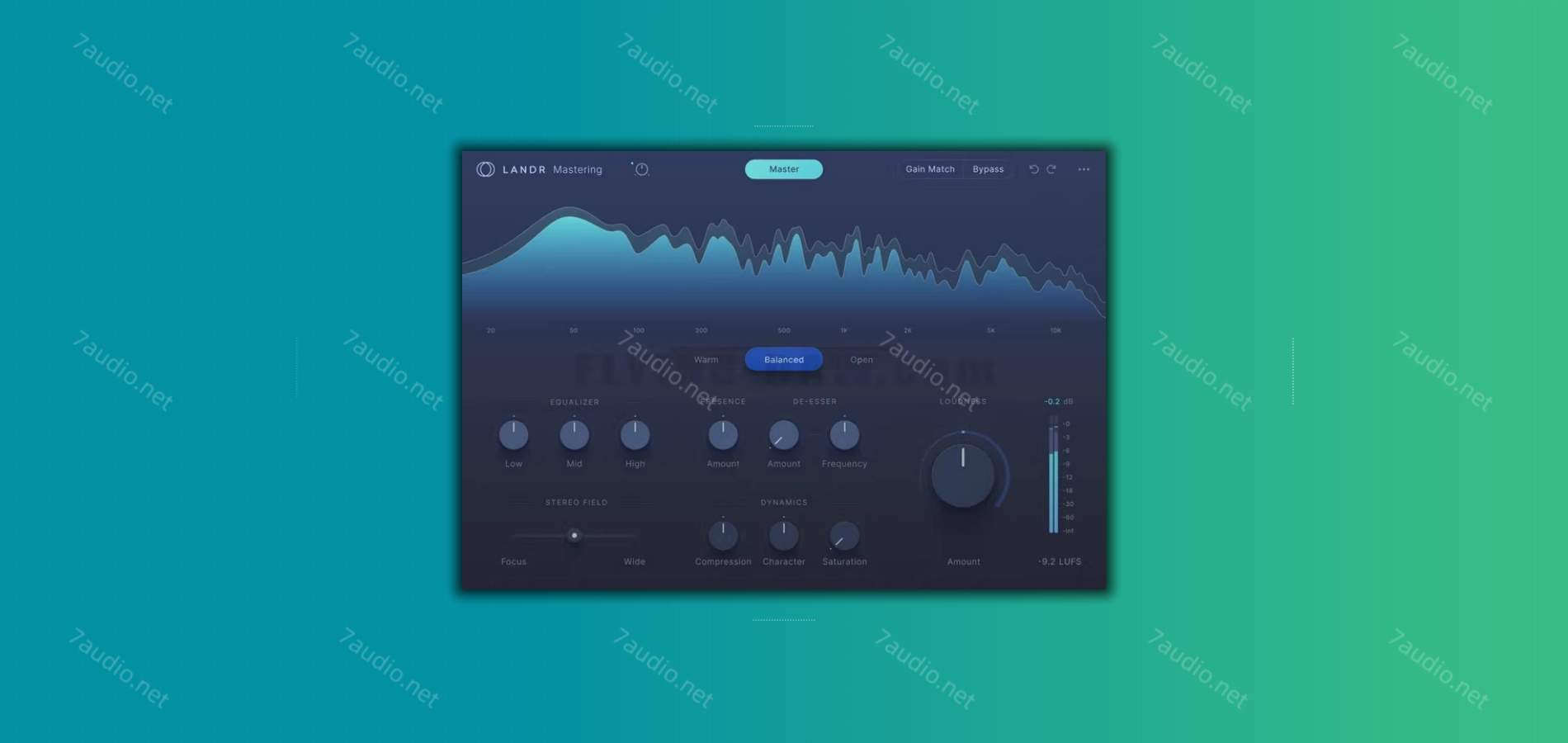 智能母带混音插件 LANDR Mastering Plugin Pro v1.1.17 R2R WIN-7audio