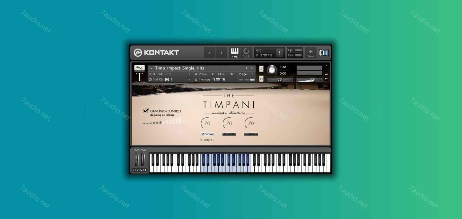 柏林定音鼓音源精简版 Orchestral Tools The Timpani Lite Kontakt-7audio